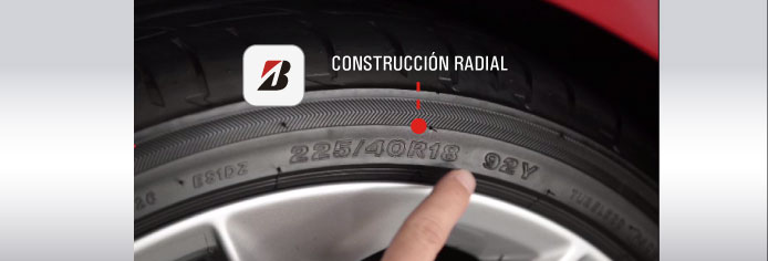 Como leer una llanta - Construcción Radial 